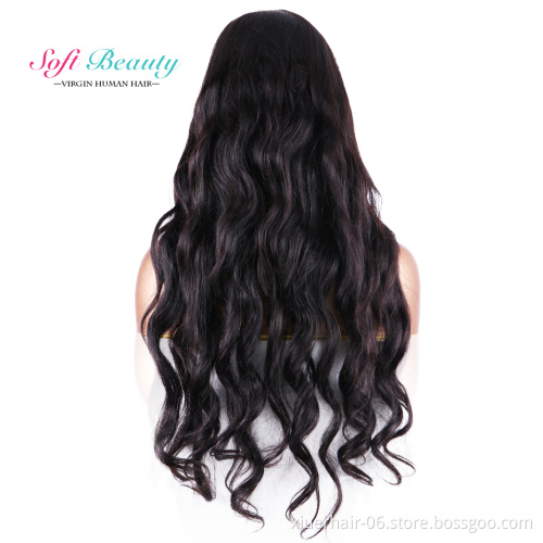 Hot Selling Brazilian Upart Short 613 Front HD Closure for Black Women Pre Plucked Bleached Knots Human Hair Lace Wig